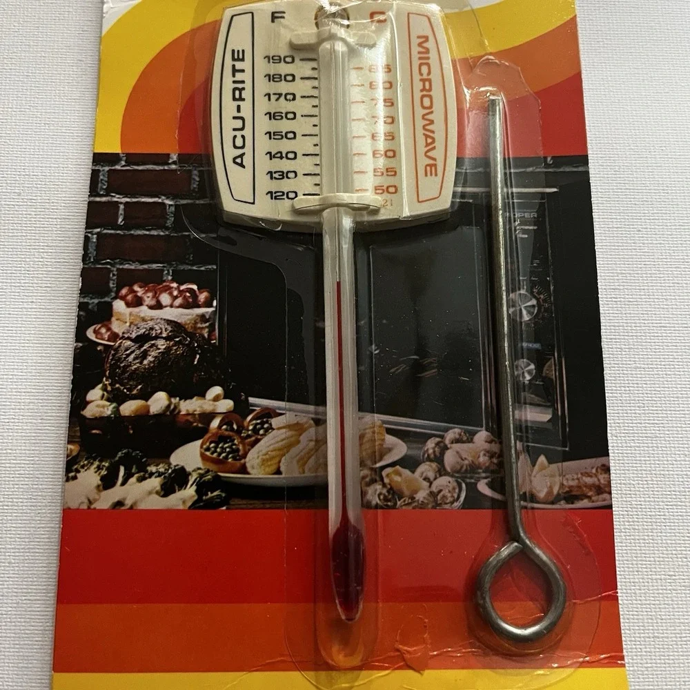 🇺🇸 Vintage Acu‑Rite Microwave Meat Thermometer #00770 NOS Dishwasher Safe‎
